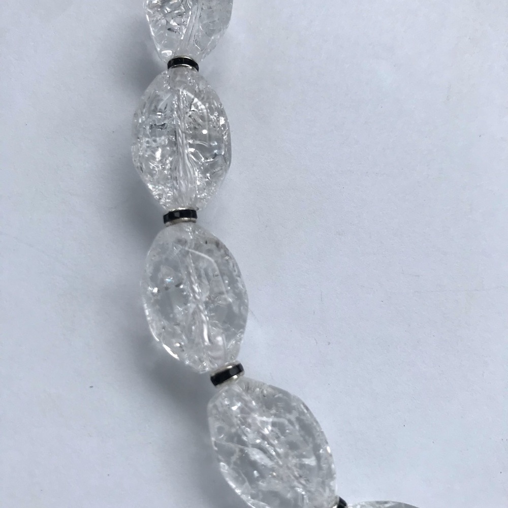 Crackled Quartz Necklaces Fire and Ice necklace - Picture 7 of 7